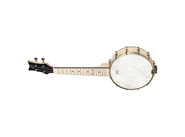 Ortega OUBJE90-MA-L 4-strengs Ukulele- Banjo med mik, Gigbag, Lefthand 