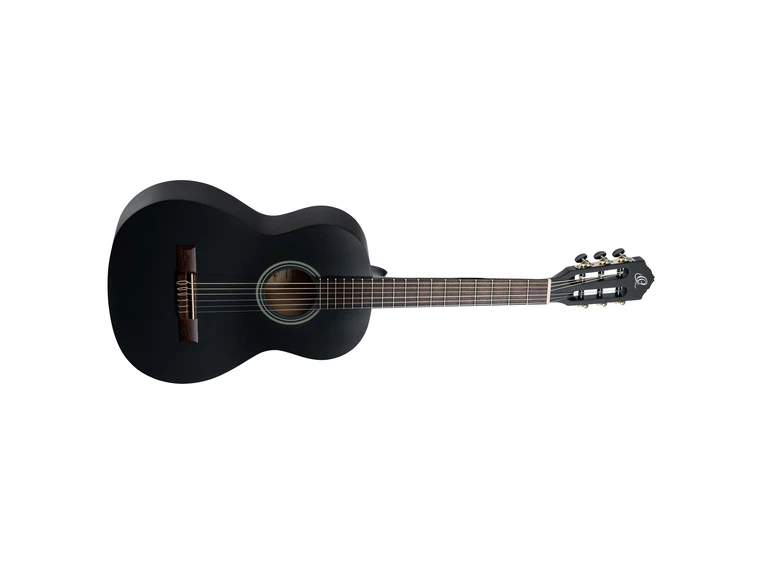 Ortega RST5M-3/4BK Klassisk gitar 3/4 Størrelse, Satin Black finish 