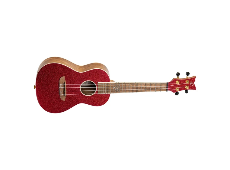 Ortega RUEL-MRD Concert ukulele med bag Element Series, Metallic Red 