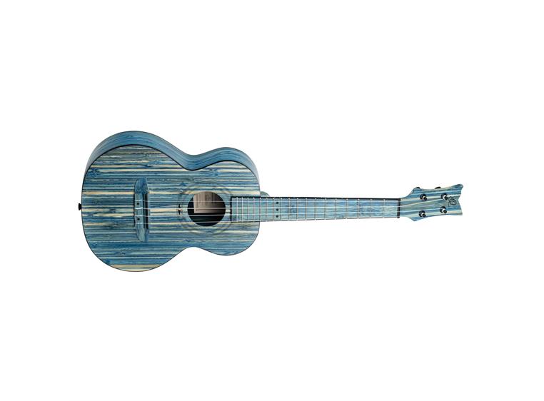 Ortega RUSWB-TE Tenor ukulele Med gigbag, Stonewashed Blue
