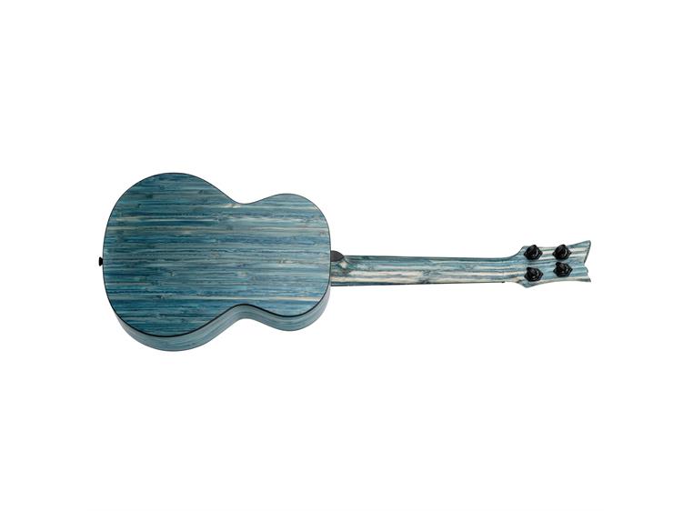 Ortega RUSWB-TE Tenor ukulele Med gigbag, Stonewashed Blue