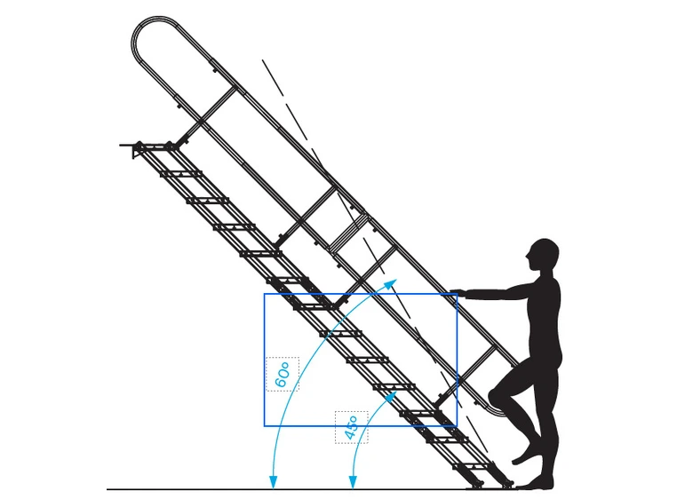 PROLYTE SM-STAIR EasyStair flex påbygg 5-Trinn, Påbygningsdel, u/koblinger 