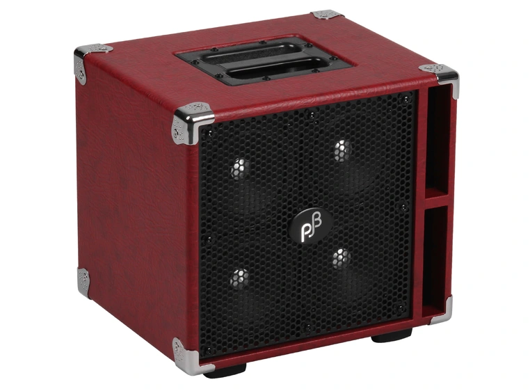 Phil Jones Bass C4 - Compact 4 Basskabinett, 4x5", 400 Watt - Rød 