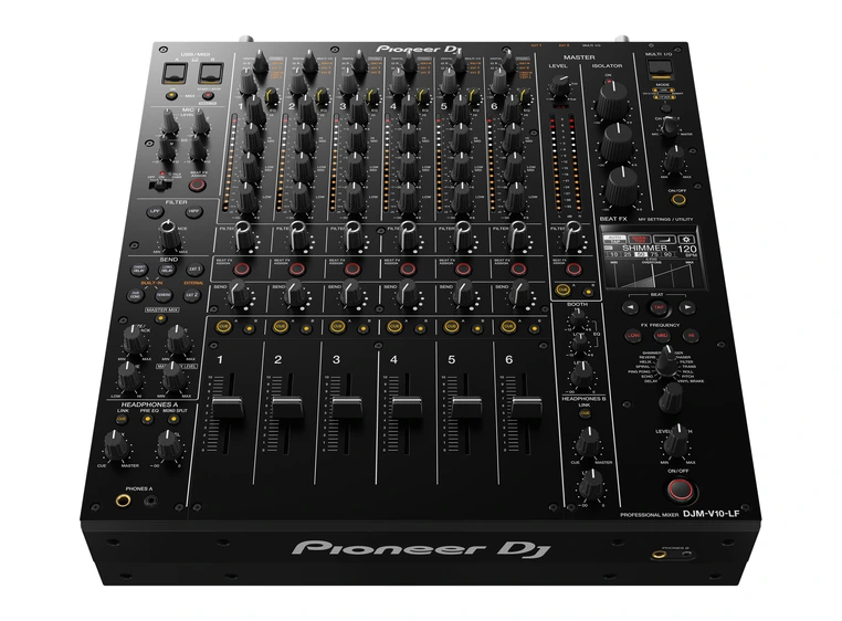 Pioneer DJ DJM-V10-LF 6-kanals profesjonell DJ mikser, LF 