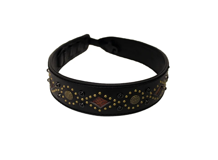 Profile DLX02-3 Garment Leather Strap Black 