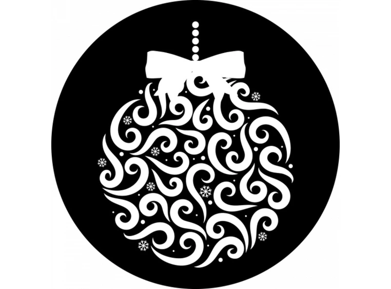 Prolights Gobo xmas xmas Ball 3 F size, Black and white 
