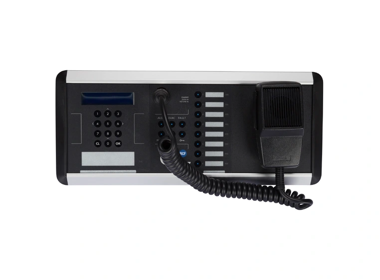 RCF BM 7608DFM 8 zone fireman mikrofon For DXT7000 system med keypad and L 