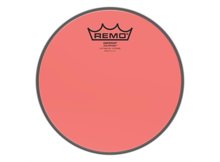 Remo BE-0308-CT-RD Emperor Colortone Red Drumhead, 8"