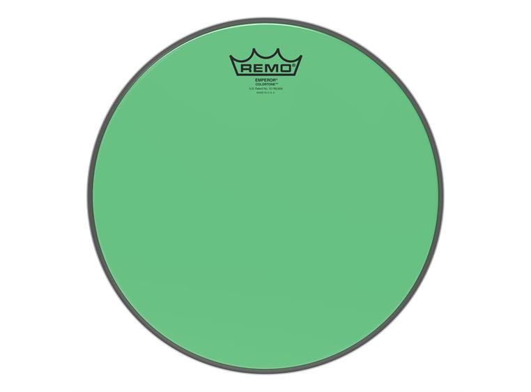 Remo BE-0312-CT-GN Emperor Colortone Green Drumhead, 12"