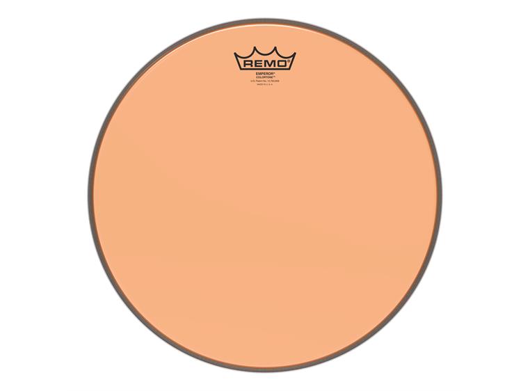 Remo BE-0314-CT-OG Emperor Colortone Orange Drumhead, 14"