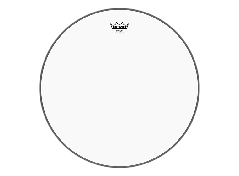 Remo BJ-1012-L3- Banjo Head Clear Low Collar, 10-12/16" 