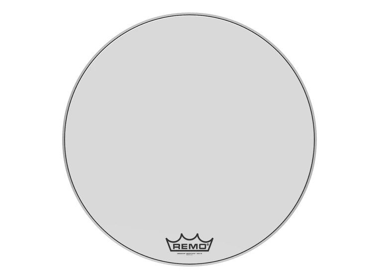 Remo BR-1230-MP- Ambassador Smooth White Crimplock Bass Drumhead, 30" 