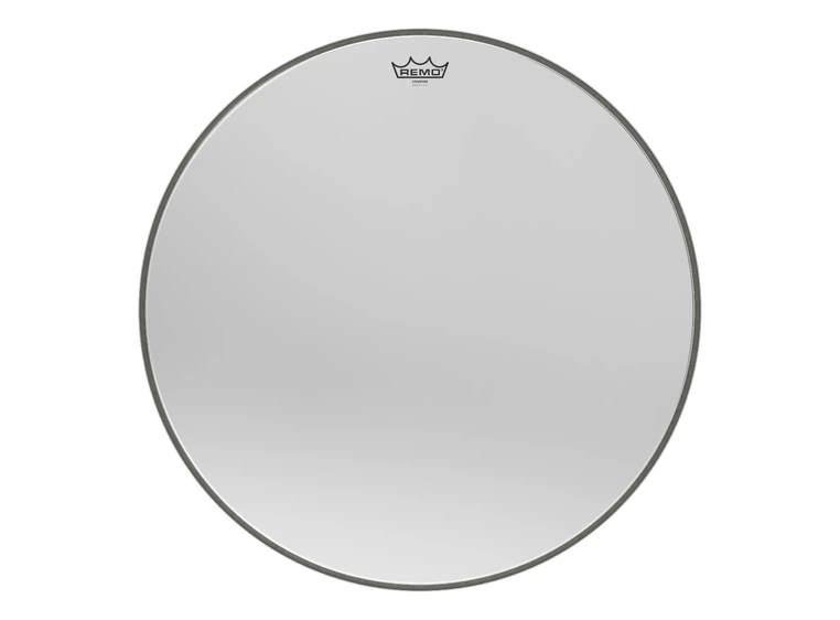 Remo CR-1026-00- Ambassador Starfire Bass Drumhead - Chrome, 26" 