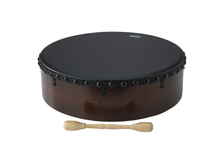 Remo ET-4516-81- Valencia Bodhran Drum Antique Brown, 16" 