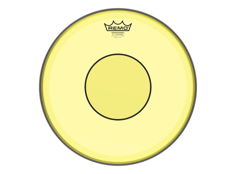 Remo P7-0313-CT-YE Powerstroke 77 Colortone Yellow Drumhead, 13" 