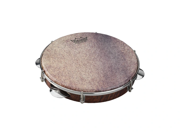 Remo PD-8210-81-213 Valencia Samba Choro Pandeiro, Antique Veneer Brown, 10" 