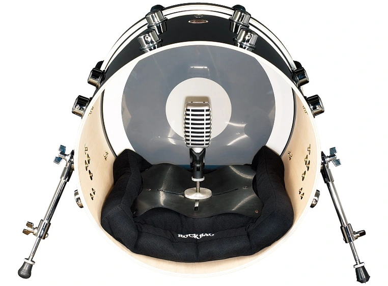 RockBag Bass Drum Pillow w/ Microphone Mount Plate (40,5 x 45,5 cm / 16" x 18") 