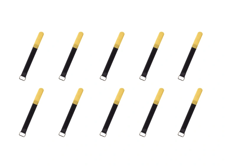 RockBoard Cable Ties, 10 pcs. Small - Yellow 
