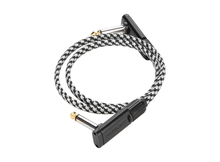 RockBoard Salt&Pepper Tweed Series Flat Patch Cable - 60 cm 