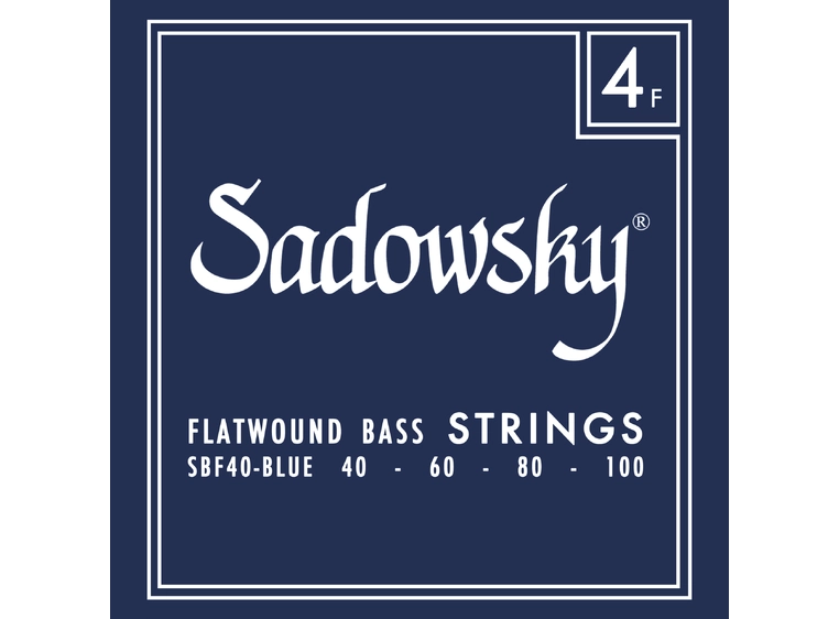 Sadowsky Blue Label Bass String Set (040-100) Flatwound - 4-String 