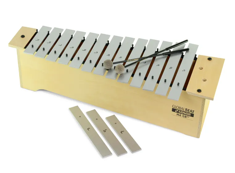 Sonor MA GB INT Alto Metalophone 16 bars,c1-a2,SCH25,C-major,f#1,bb1,f#2 