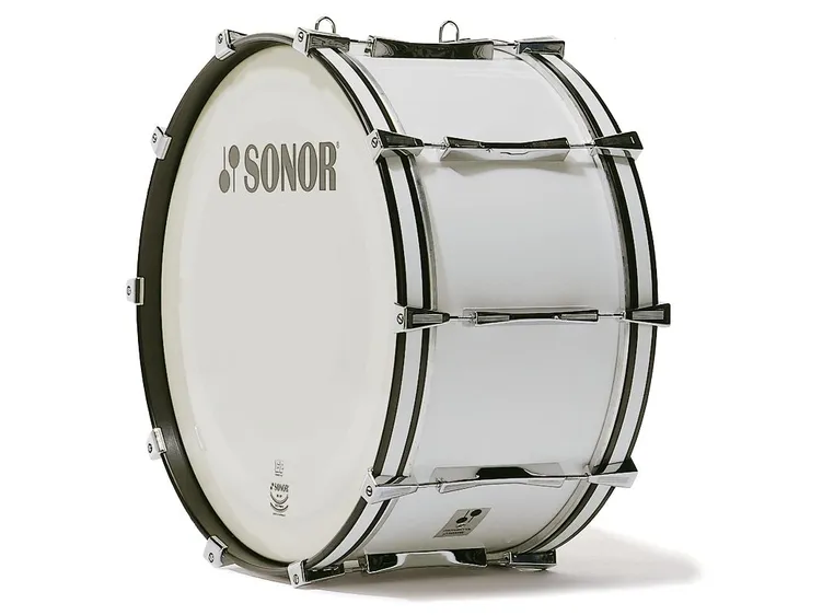 Sonor MC 2612 CW Bass Drum 26"x12", CW white, 4,7kg, white heads 