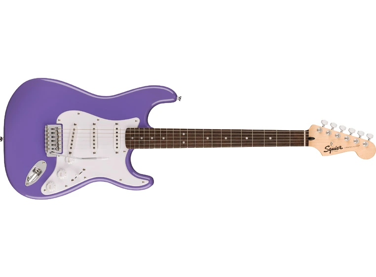 Squier Sonic Stratocaster, Laurel White Pickguard, Ultraviolet 