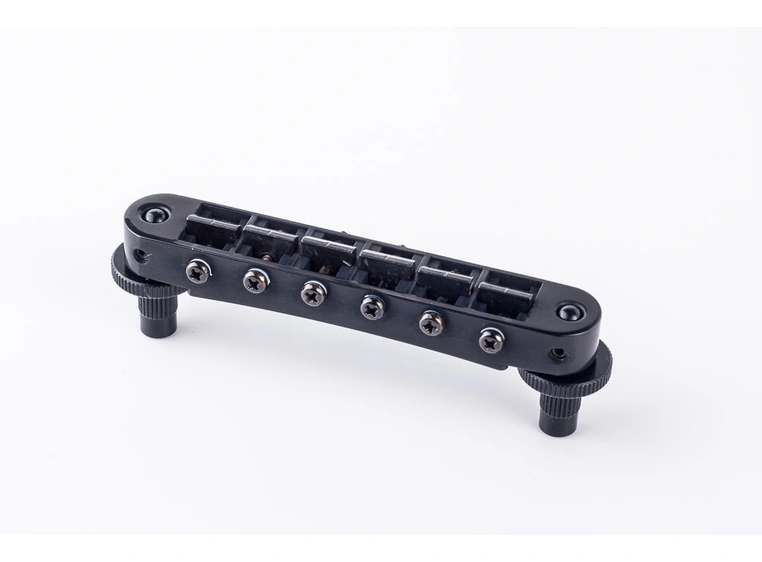 TonePros T3BP B - Standard Tune-O-Matic Bridge - Black 