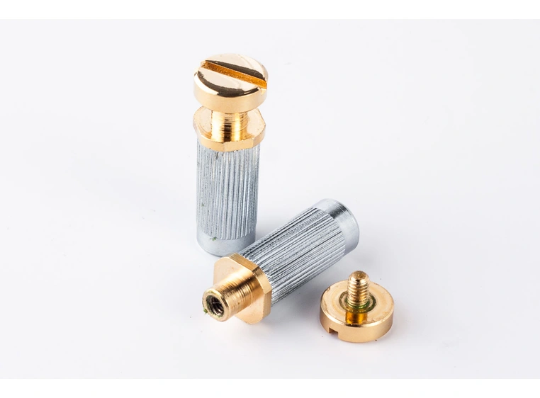 TonePros VM1 G - Metric Steel Locking Studs (Vintage Series) - Gold 