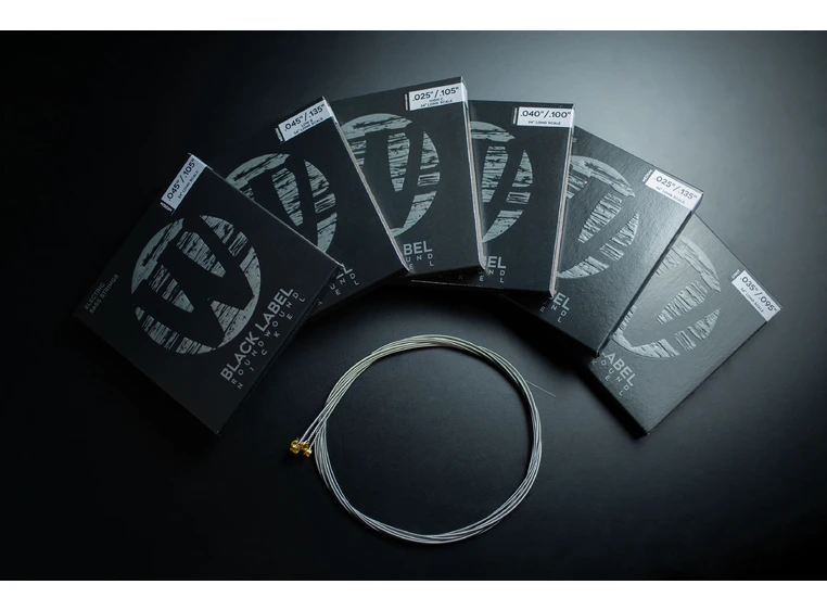 Warwick Black Label Bass String Set (040-100) Nickel-Plated Steel, Med Light 