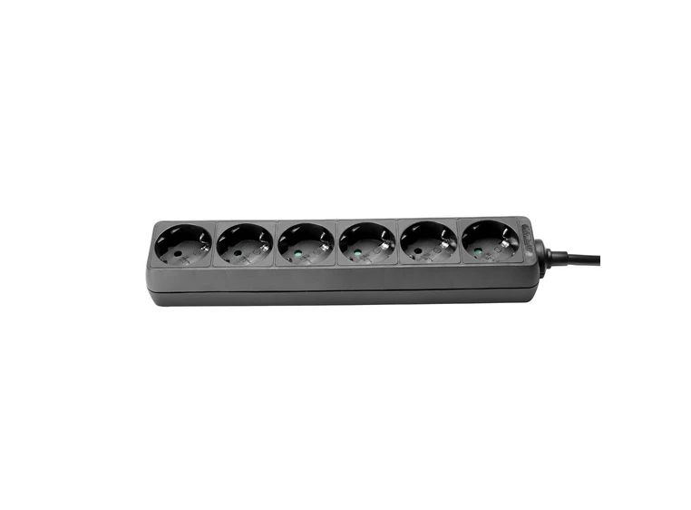 Adam Hall Accessories 8747 X 6 M 3 6 Outlet Power Strip 3m cable length 