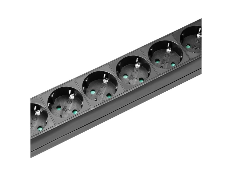 Adam Hall Accessories 8747 X 6 M 3 6 Outlet Power Strip 3m cable length 