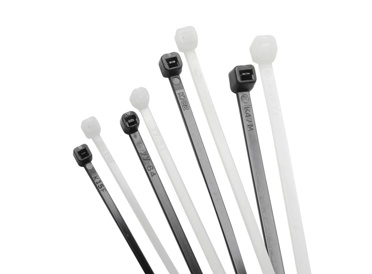 Adam Hall Accessories VP 36200 BLK Cable Ties 200 mm black 