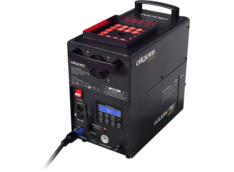 Algam Lighting VULKAN-PRO Vertikal-horisontal røykmaskin 