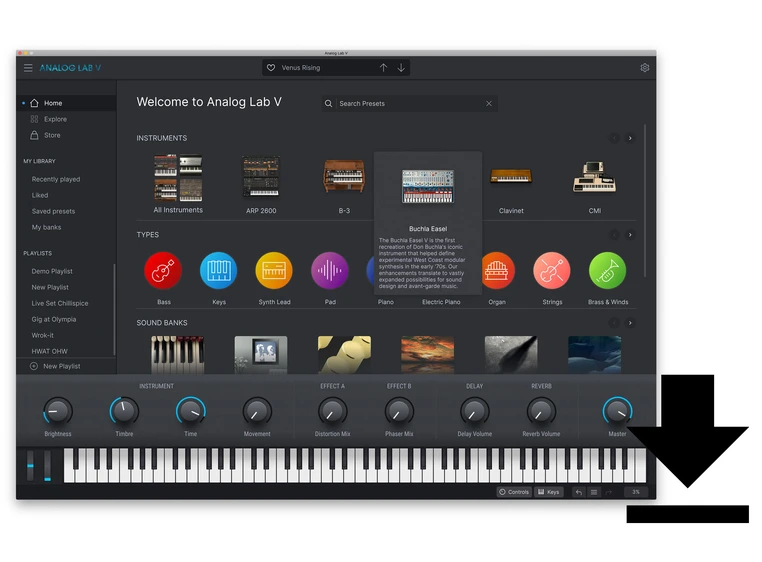 Arturia Analog Lab V Software bundle (Download) 