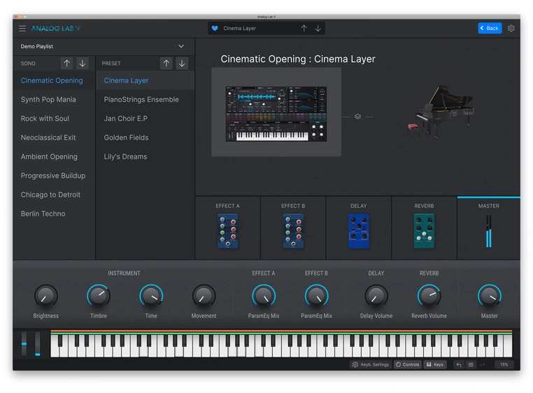 Arturia Analog Lab V Software bundle (Download) 