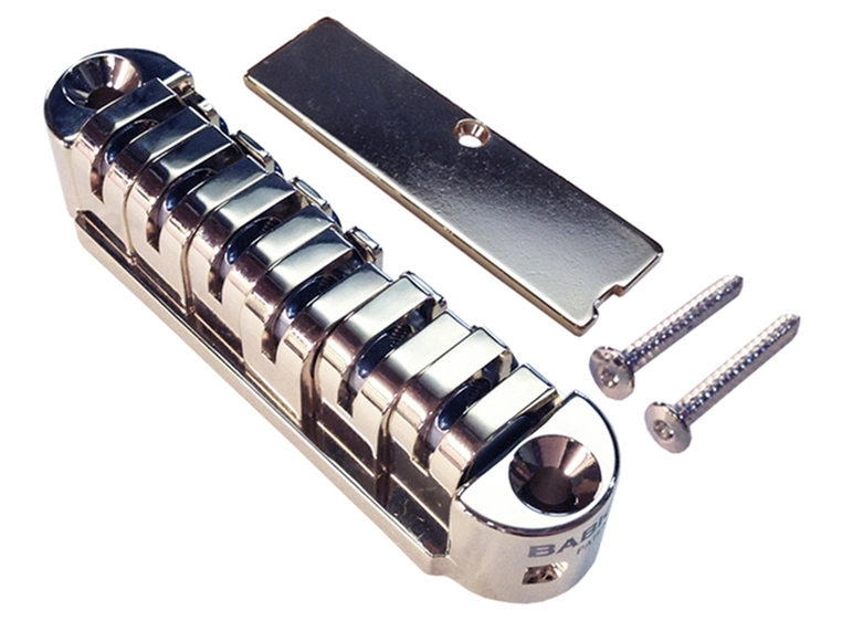 Babicz FCH OEM Tune-O-Matic Arched Plate (LP Style) - Chrome 