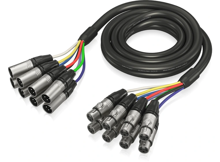Behringer GMX-300 Gold Performance Multikabel 8x8 xlr-xlr 3m 