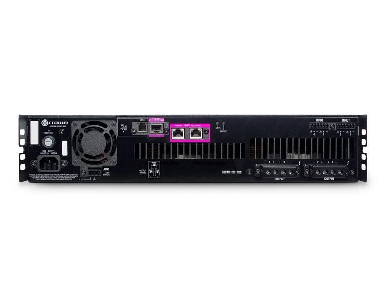 Crown DCi4|300DA installasjonsforsterker 4 x 300W DSP Dante 