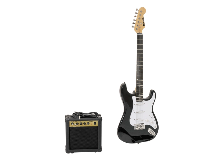 DIMAVERY EGS-1 Electric guitar set black 