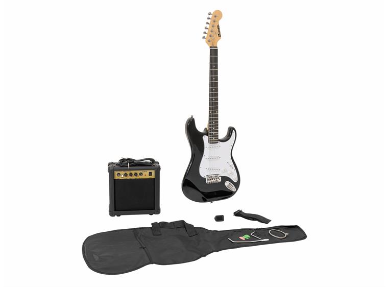 DIMAVERY EGS-1 Electric guitar set black