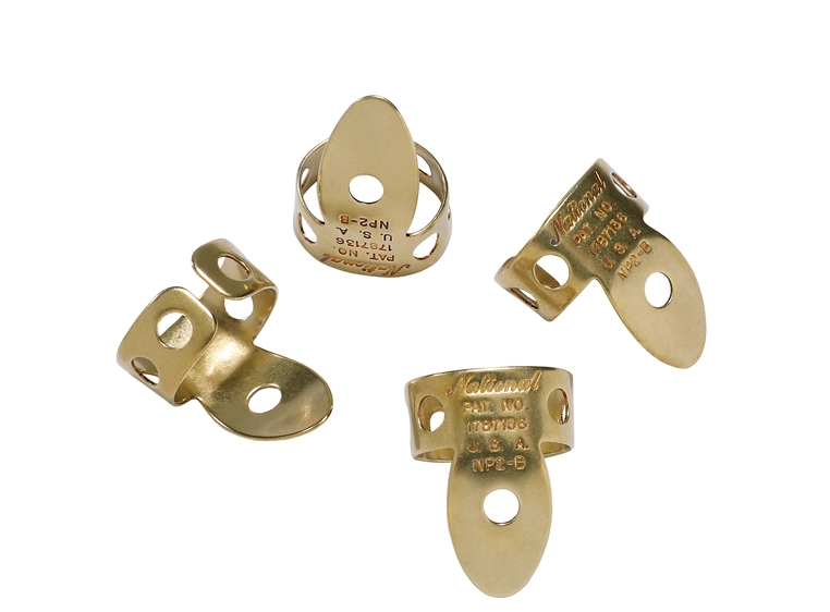 D'Addario NP2B-04 PW National Finger pick, Brass, 4-pakning 