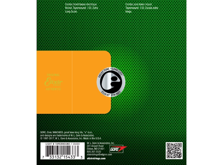 Elixir NWB130XL-TW Nanoweb bass string .130XL 15433 