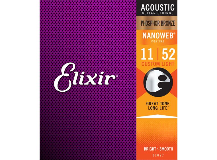 Elixir Phosphor Bronze ak.gitar 6str. (011-052) C Light 16027