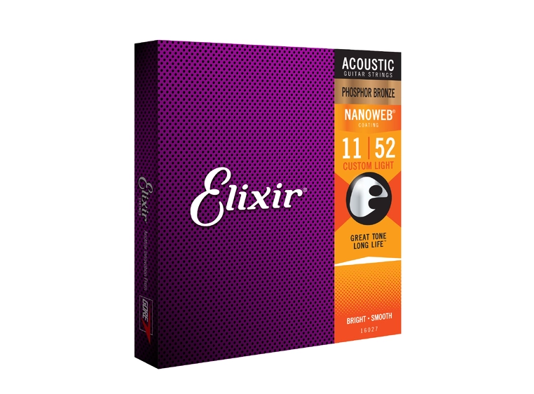 Elixir Phosphor Bronze ak.gitar 6str. (011-052) C Light 16027 