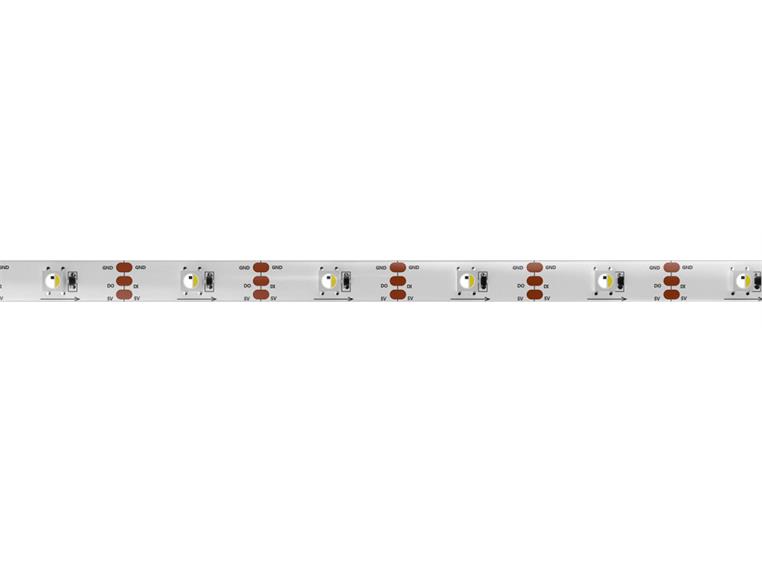 Enttec 8PX30-F Pixel tape RGB+CW Hvit PCB. 30 LEDs/m, 5V. 5 meter