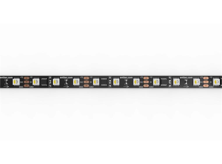 Enttec 8PXW60-F-12-B Pixel tape RGB+CW Sort PCB. 60 LEDs/m, 12V. 5 meter