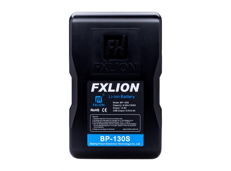 FXLION BP-130S High Power V-lock batteri 14.8V, 130Wh. D-tap, USB