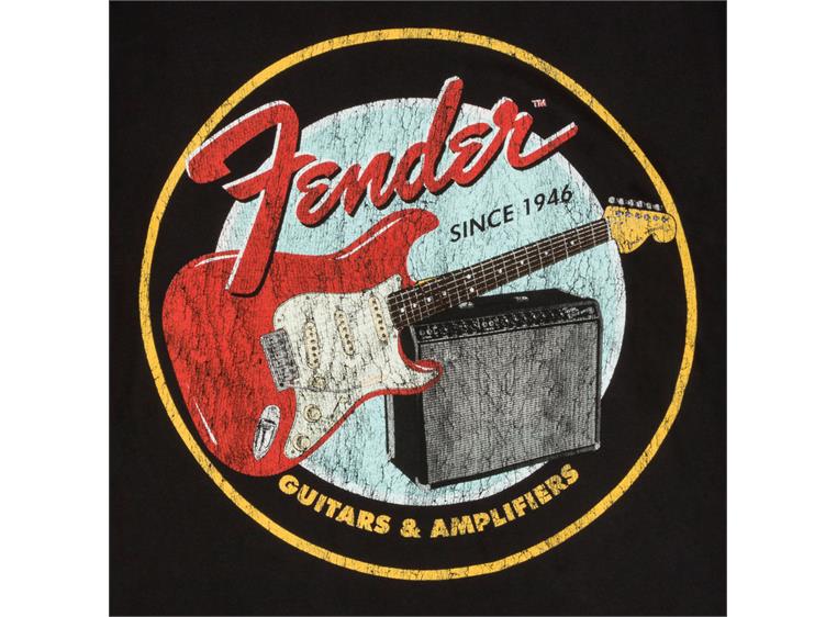 Fender 1946 Guitars & Amplifiers T-Shirt Vintage Black, M