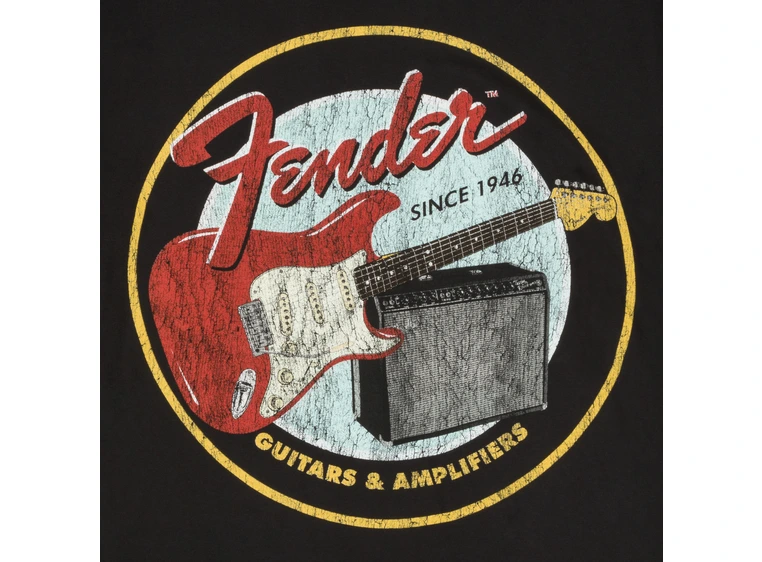 Fender 1946 Guitars & Amplifiers T-Shirt Vintage Black, M 